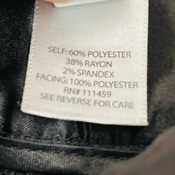 *DONATED* WHBM Cropped Ankle Pants Charcoal Grey w/ White Stitching Details - Picture 12 of 14